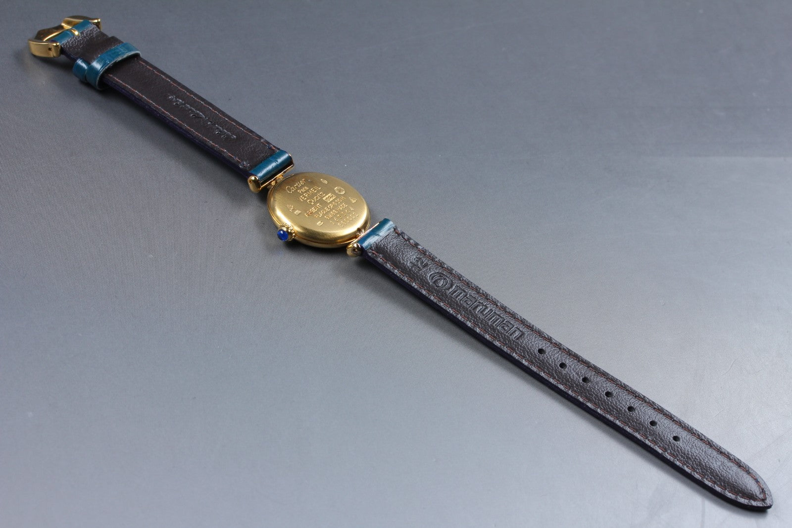 Overhauled [Exc+5] Cartier Must Colisee Vermeil 590002 Gold Women's Quartz Watch