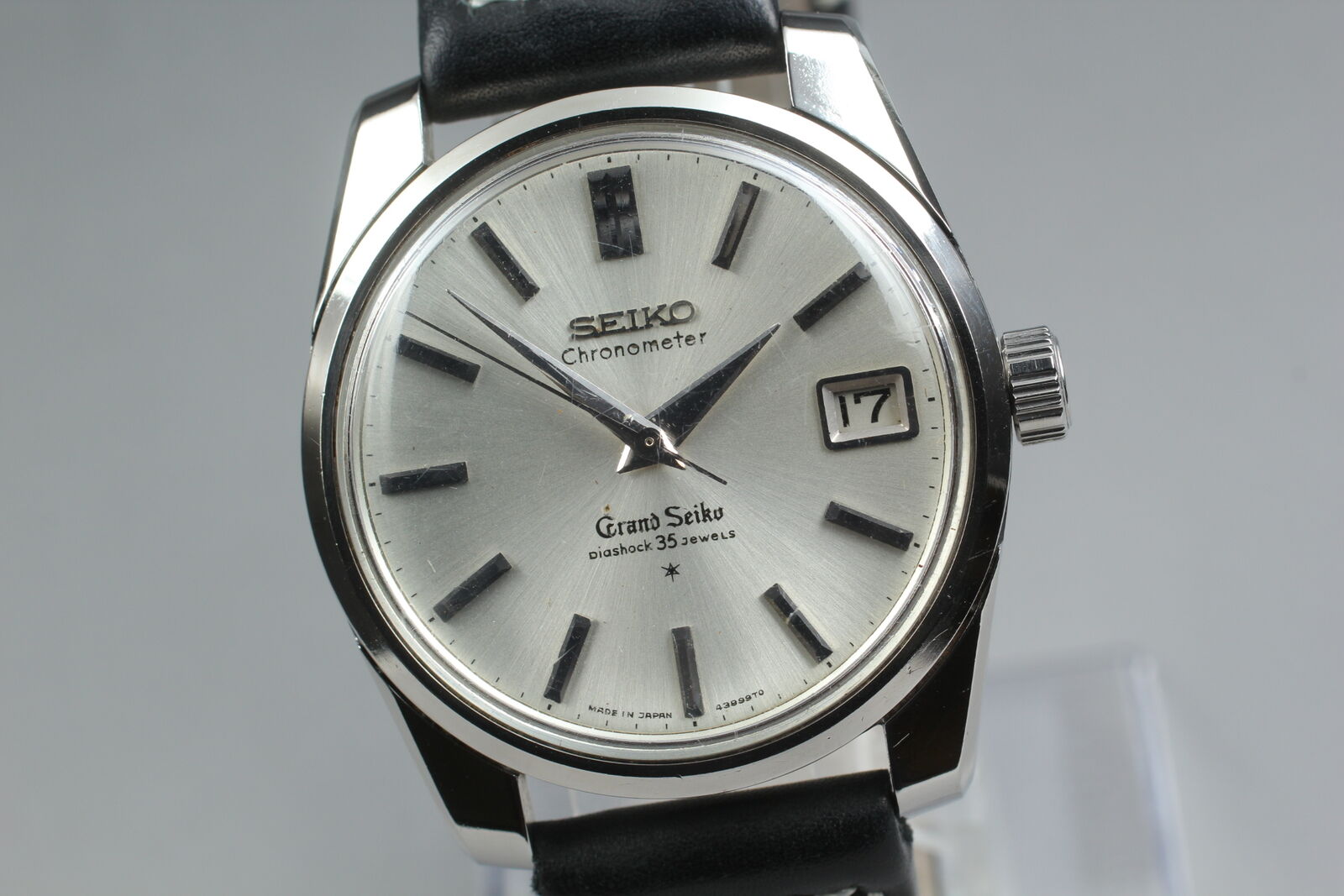 Vintage [Exc+4] GRAND SEIKO 43999 Chronometer Silver Men's Watch MT From JAPAN