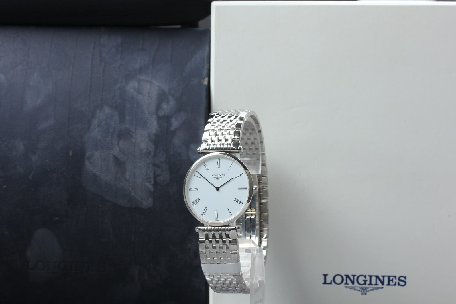 [MINT Box] LONGINES Grand Classic L4.709.4 White Dial Silver Quartz Men's Watch