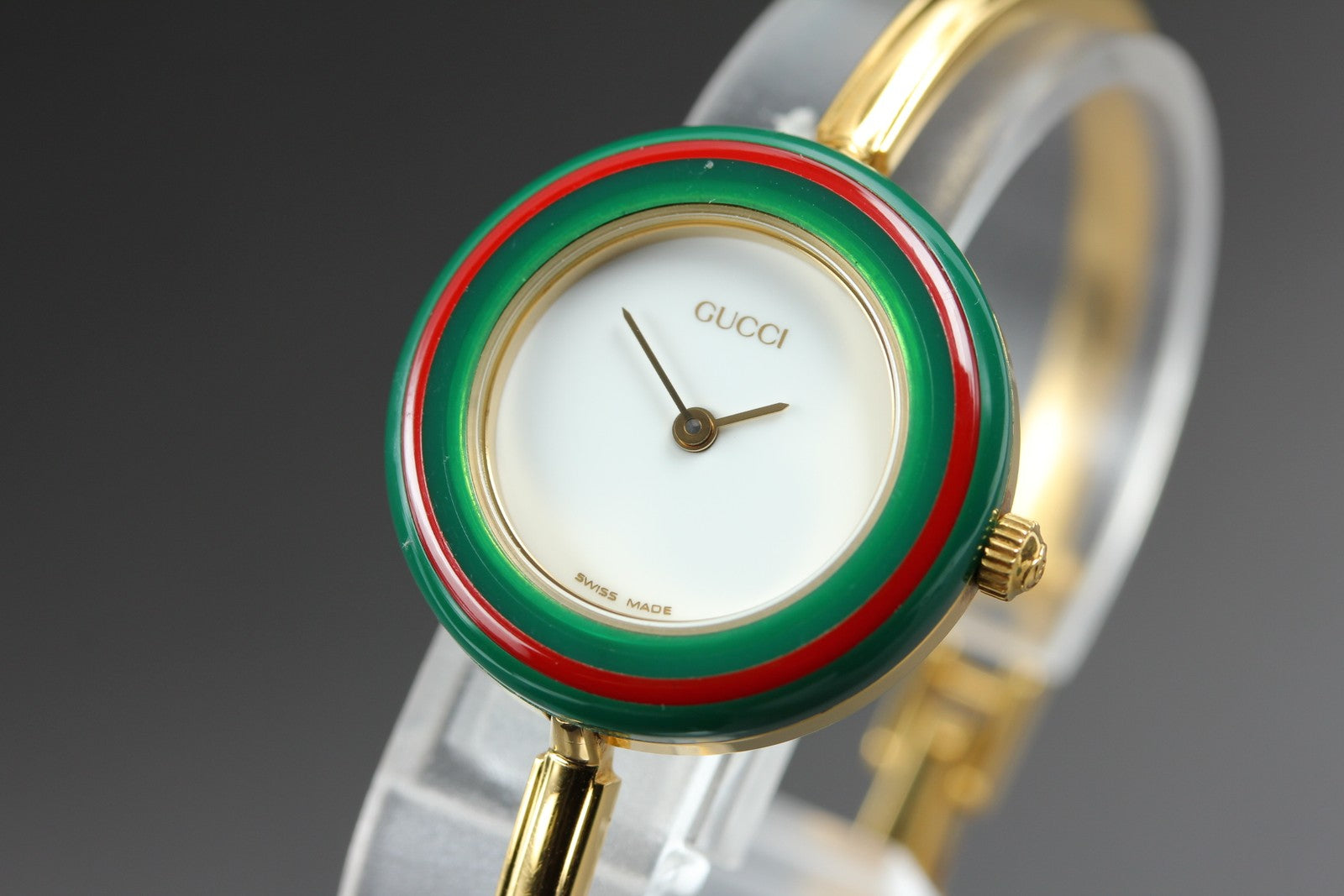 New Batt Gucci Change Bezel 11/12.2 12Color Quartz Women's Watch From JAPAN Box