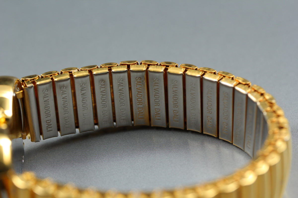 [Overhauled] Salvador Dali Softwatch 022146 Gold Dial 26mm Unisex Quartz Watch