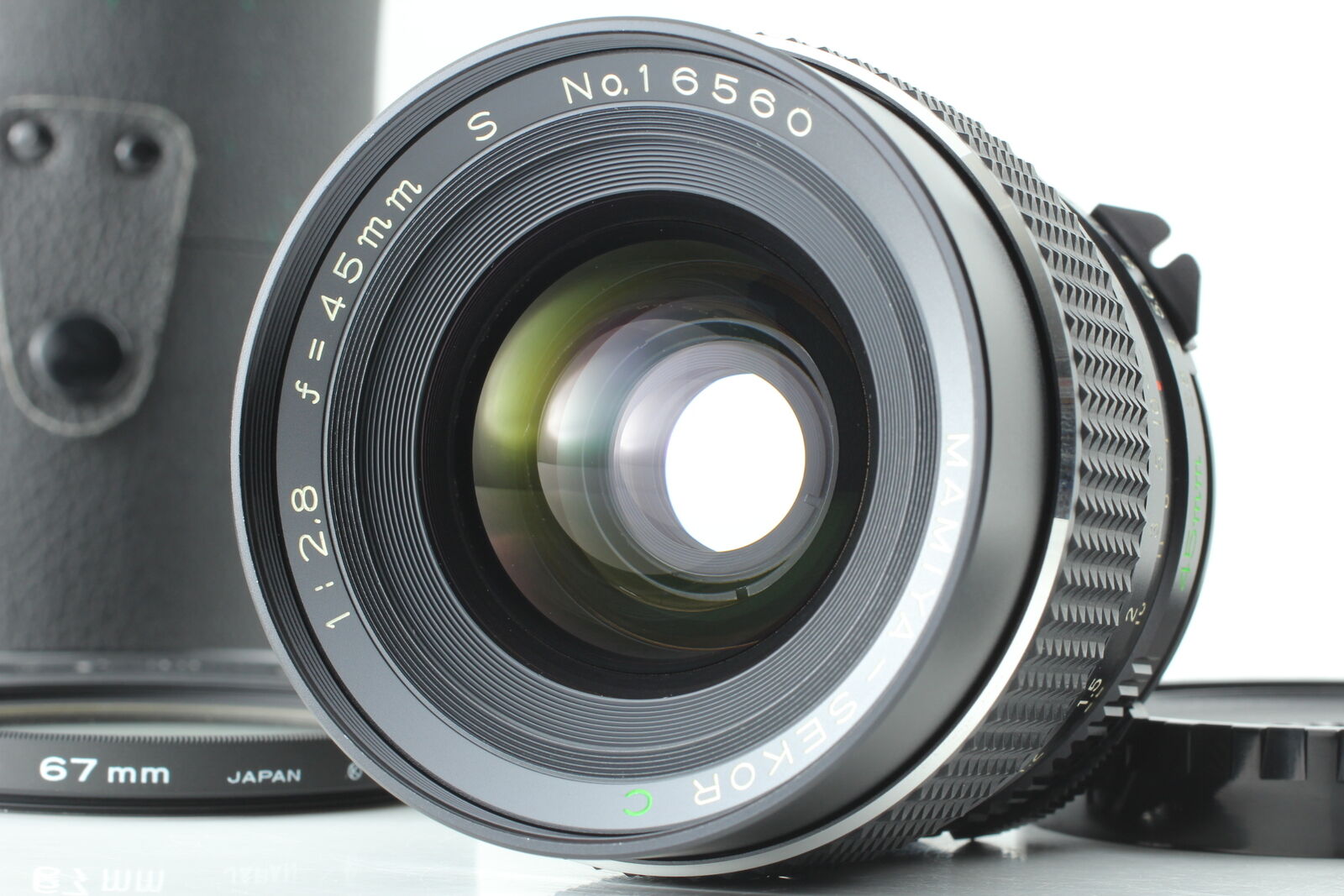 Exc+5 w/Case] Mamiya Sekor C 45mm f2.8 S Lens for M645 Super Pro TL F