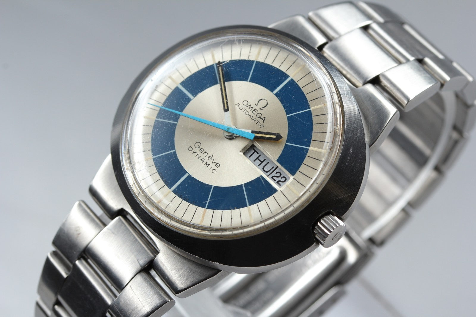 Vintage Omega Geneve DYNAMIC Tool 107 Day/Date 41mm Automatic Man's Watch