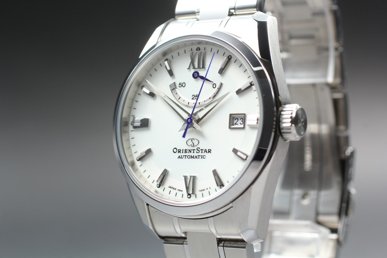 [Near MINT Box] Orient Star F6N4-UAD0 Power Reserve White Automatic Men's Watch