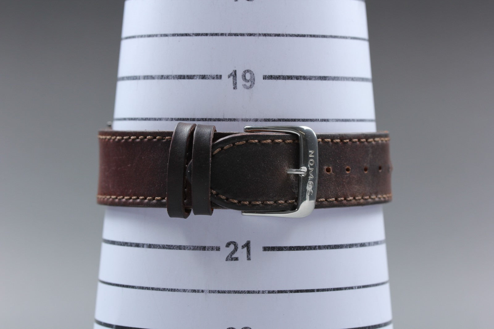 NOMOS GLASHÜTTE Ludwig 38 Small Second Manual Wind White Brown Men's Watch [Box]