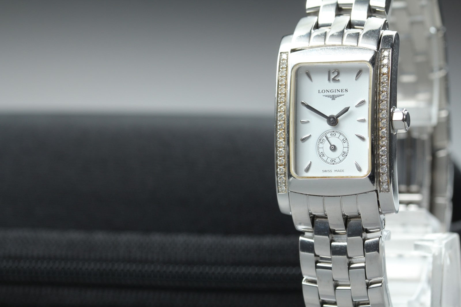New Batt LONGINES Dolce Vita L5.155.0 Quartz White Dial Women's Watch 20mm JAPAN