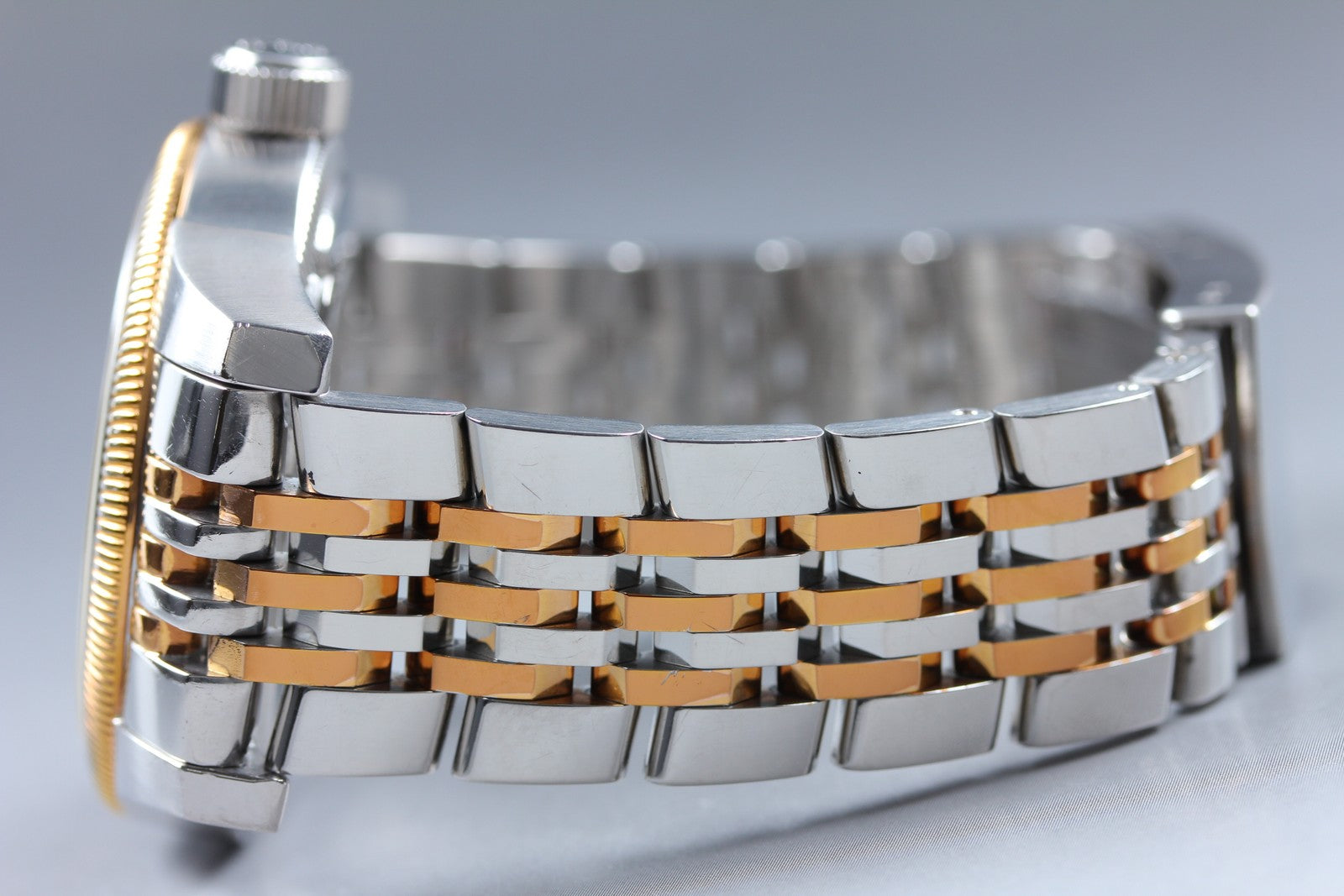 [Exc+5] ORIS Big Crown Pointer Date 7628 Silver Gold Automatic Men's Watch JAPAN