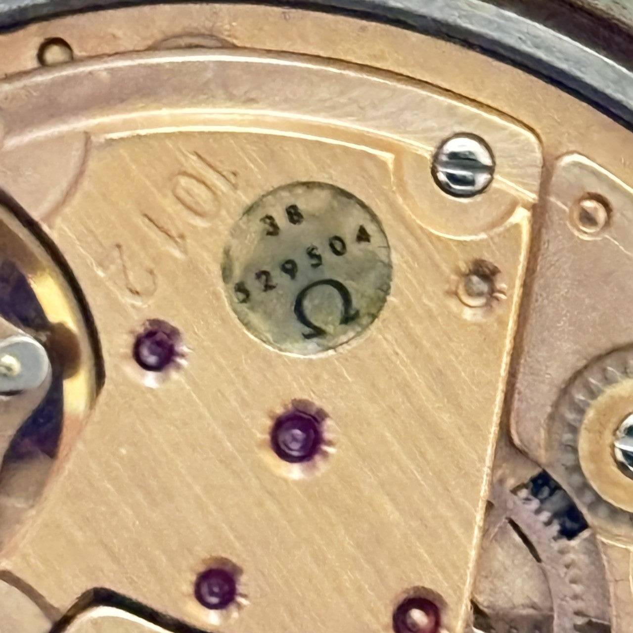 [Exc+5] Omega Geneve 166.0163 Cal.1012 35mm Automatic Date Gold Men's Watch