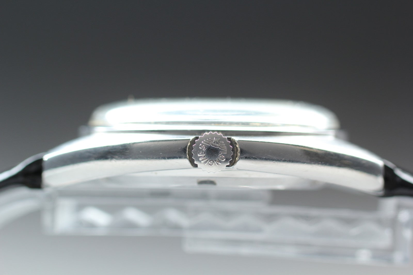 Vintage LONGINES ULTRA-CHRON Chronometer Date Silver Men's Watch 34mm Exc+5 JP