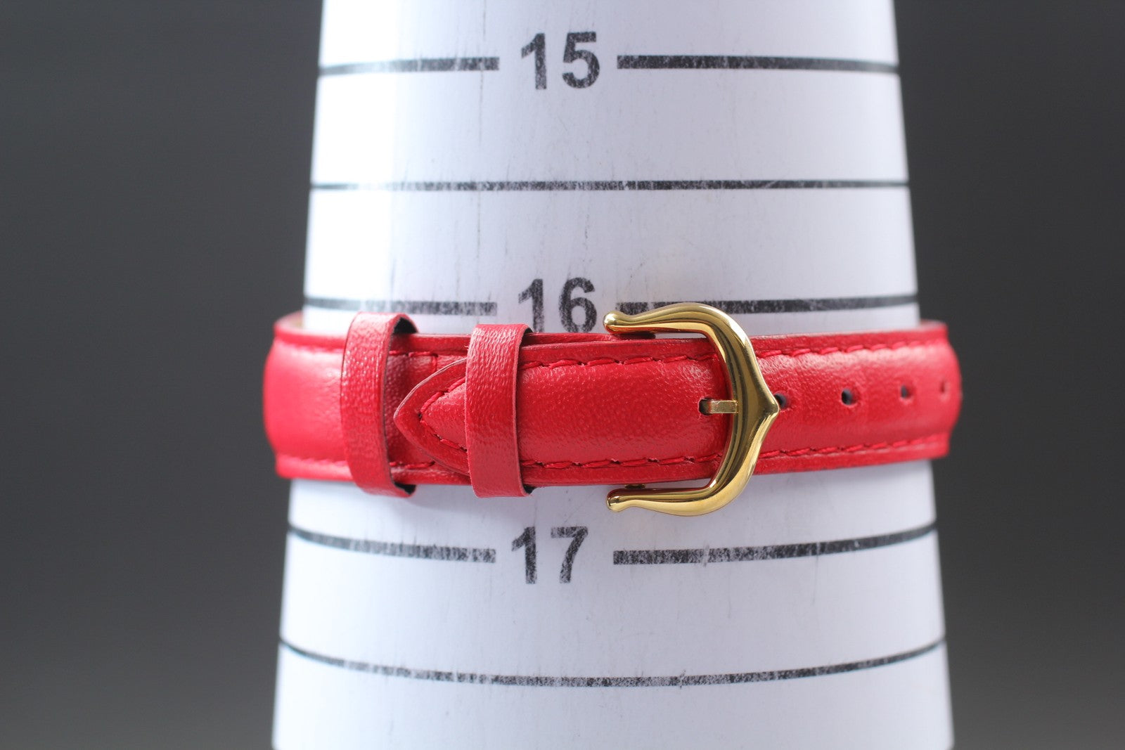 Vintage Cartier Must Ronde de Cartier 1801 Red 27mm Women's Quartz Watch [Box]
