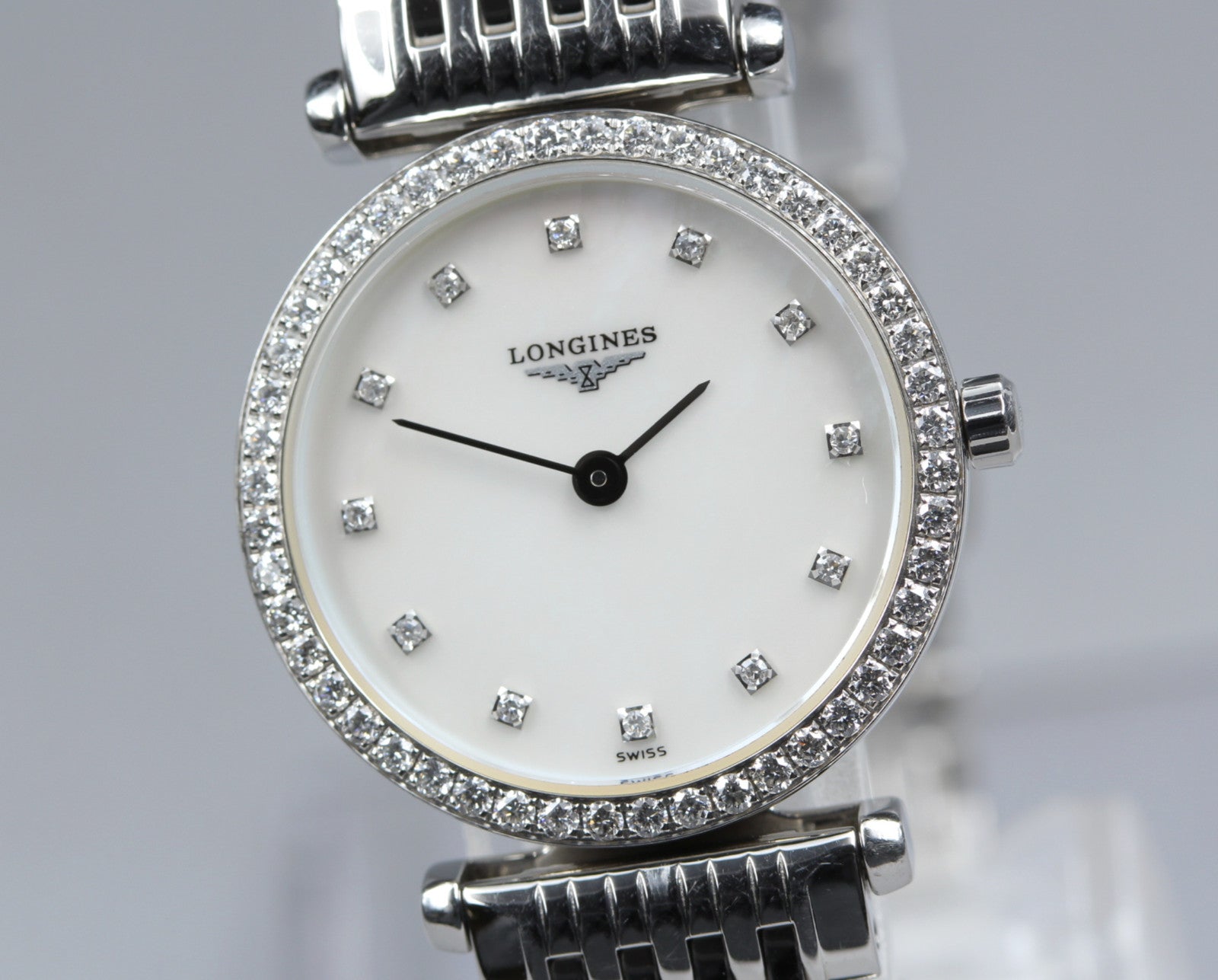 LONGINES La Grande Classique L4.241.0 White Diamond Women's Quartz Watch [Box]