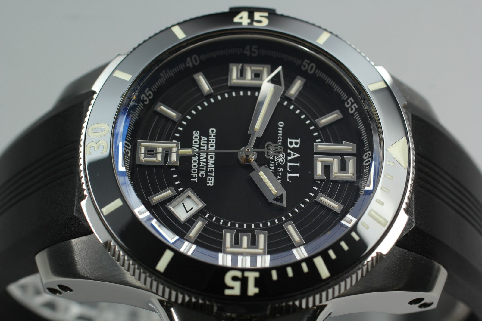 N MINT*Box BALL Watch Engineer Hydrocarbon DM2136A Black Automatic Men's Watch