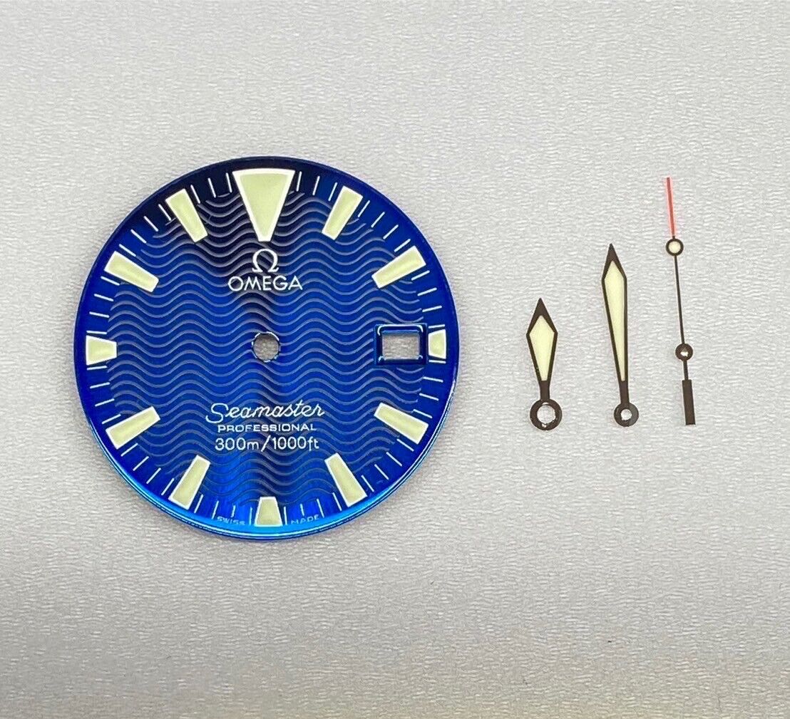 Overhauled [N MINT- Box] OMEGA Seamaster 300 2263.80 Blue Dial Qz Boy's Watch JP