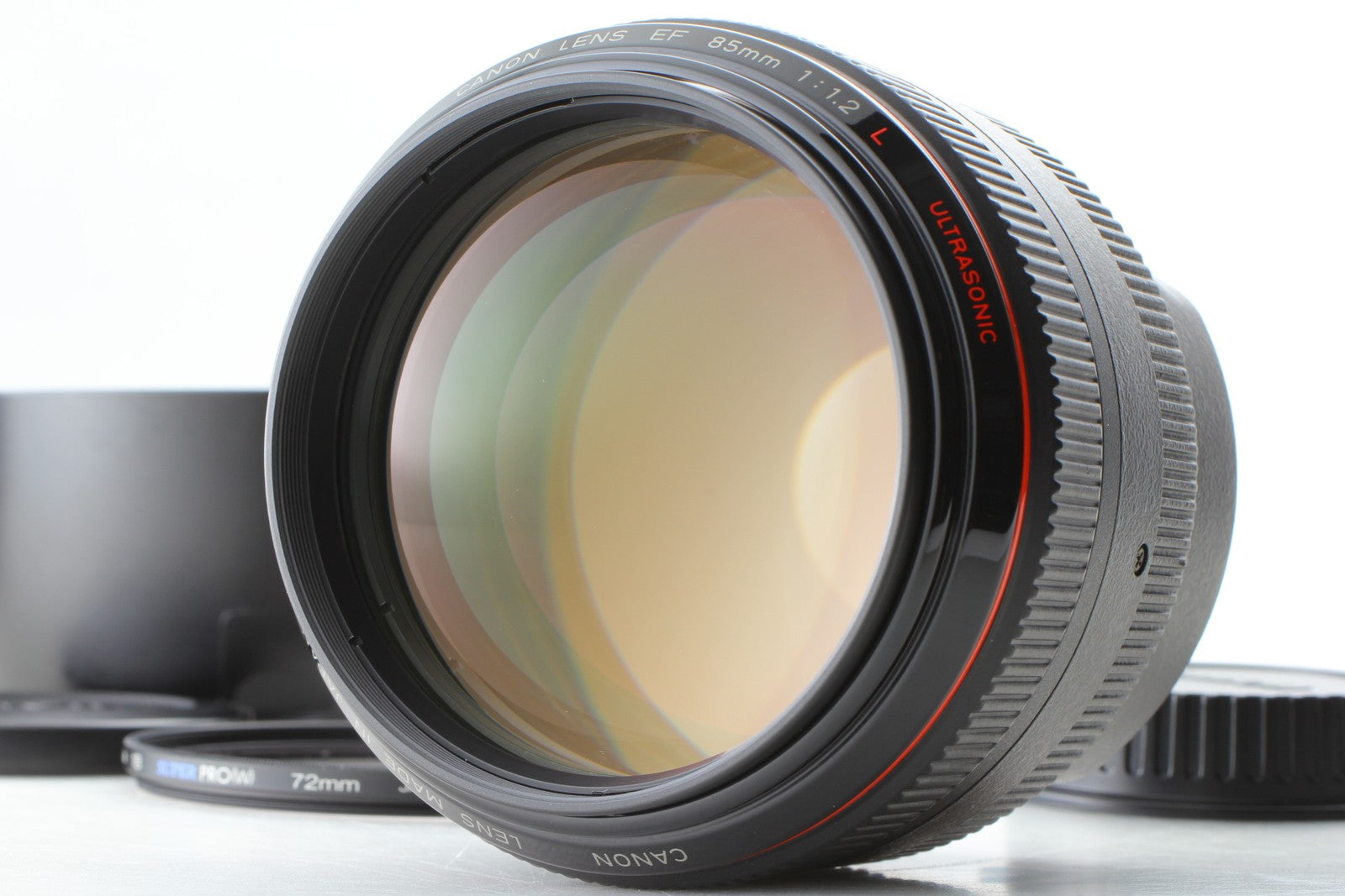 MINT w/Hood] Canon EF 85mm f/1.2 L USM Lens for EF Mount From JAPAN
