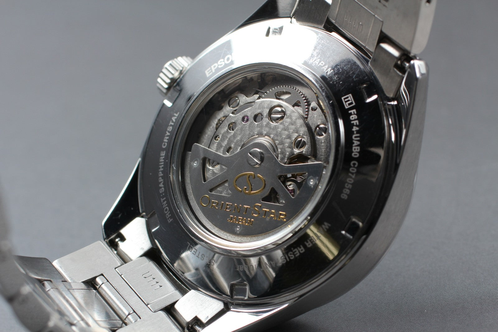 Exc+5 Orient Star Contemporary Collection F6F4-UAB0 Modern Skeleton Men's Watch