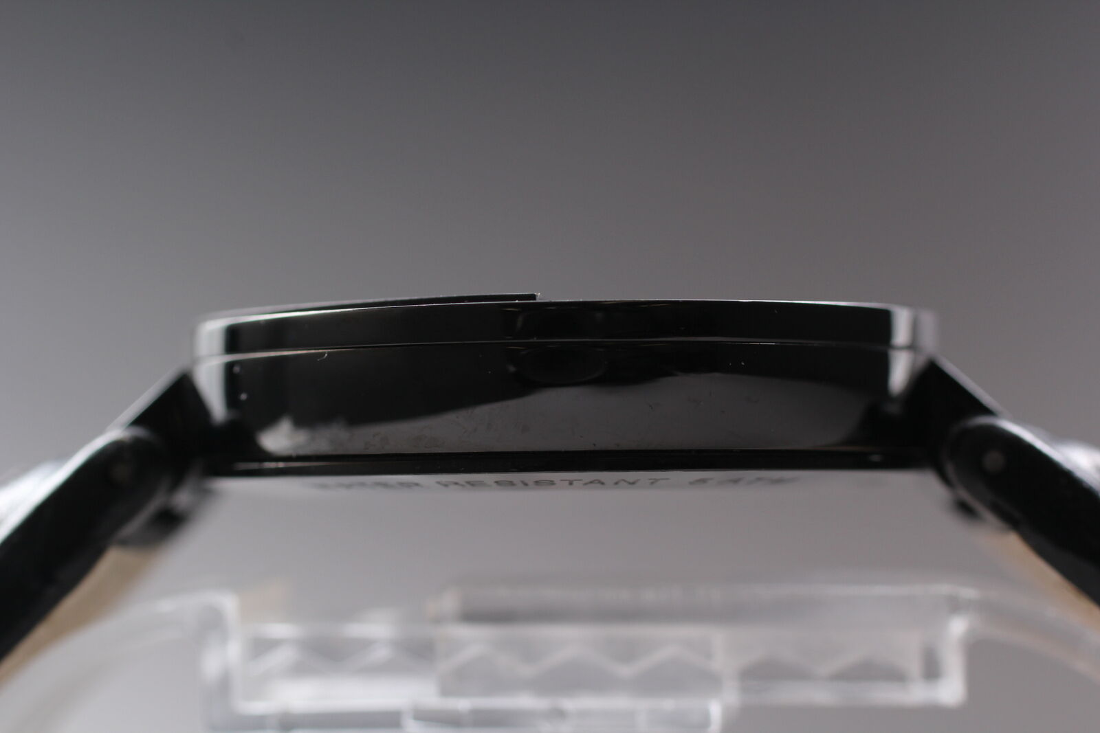 [ N MINT- ] GUCCI Interlocking 133.2 Black Dial Sherry Line Men's Qz Watch JAPAN