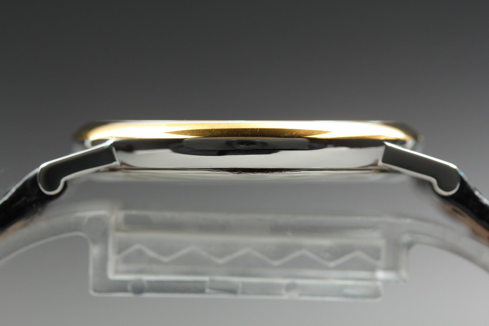New Batt　OMEGA De Ville Cal.1532 Quartz Gold Date Men's Watch 32mm JP Exc+5*Box