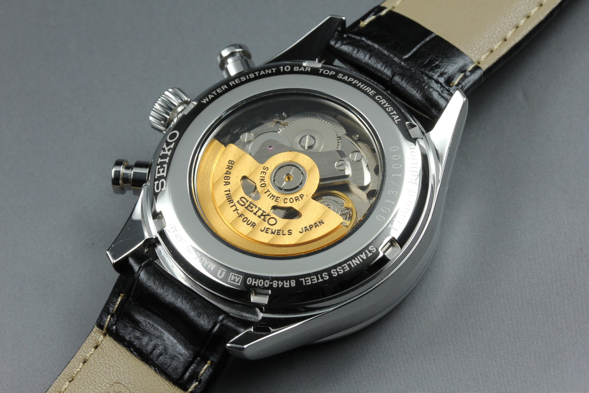 SEIKO Presage SRQ021 8R48-00H0 Automatic Chronograph Men's Watch 42mm From JAPAN