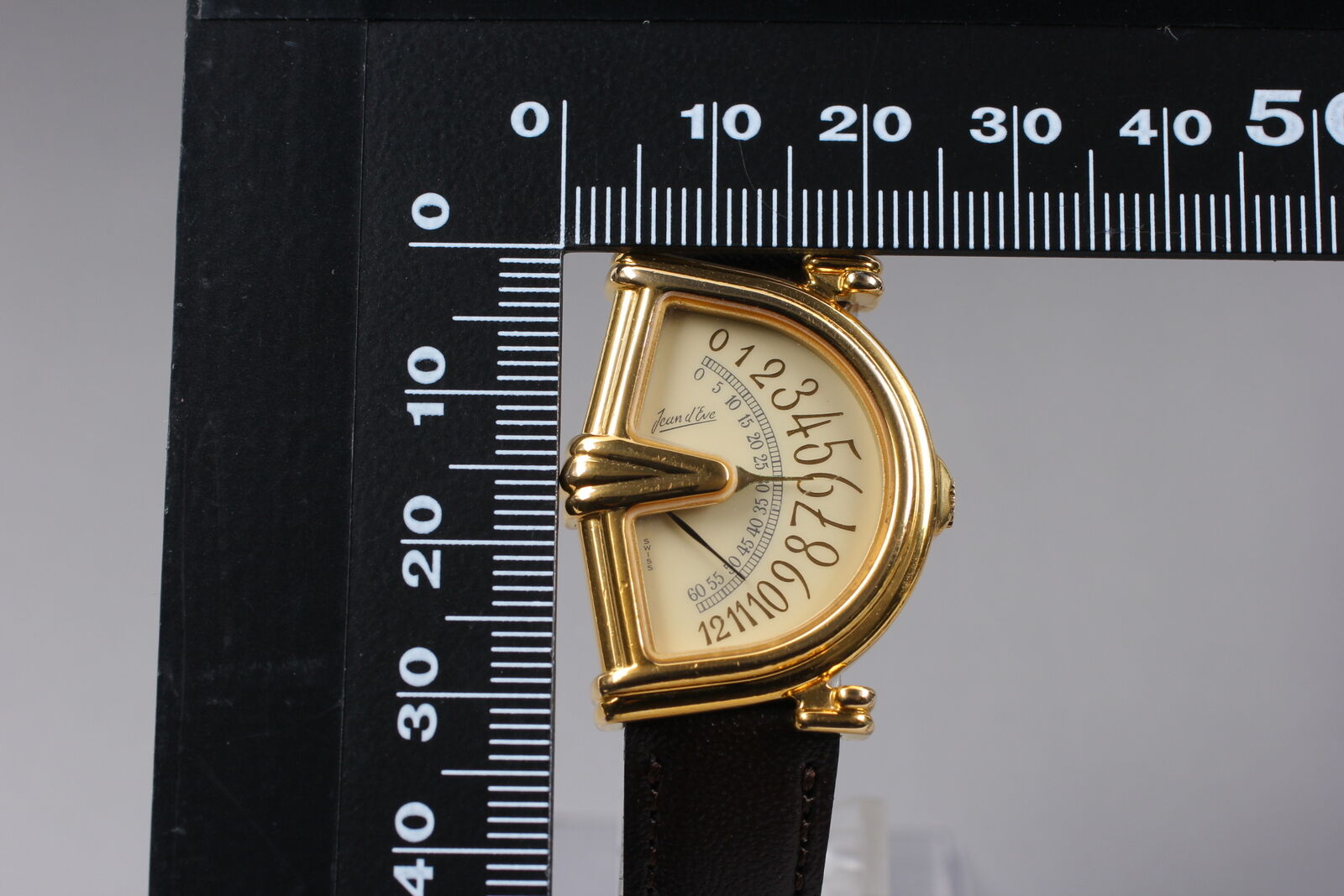 New battery [Exc+5] Jean d'eve Sectora Gold 25mm Women's Vintage Quartz Watch JP