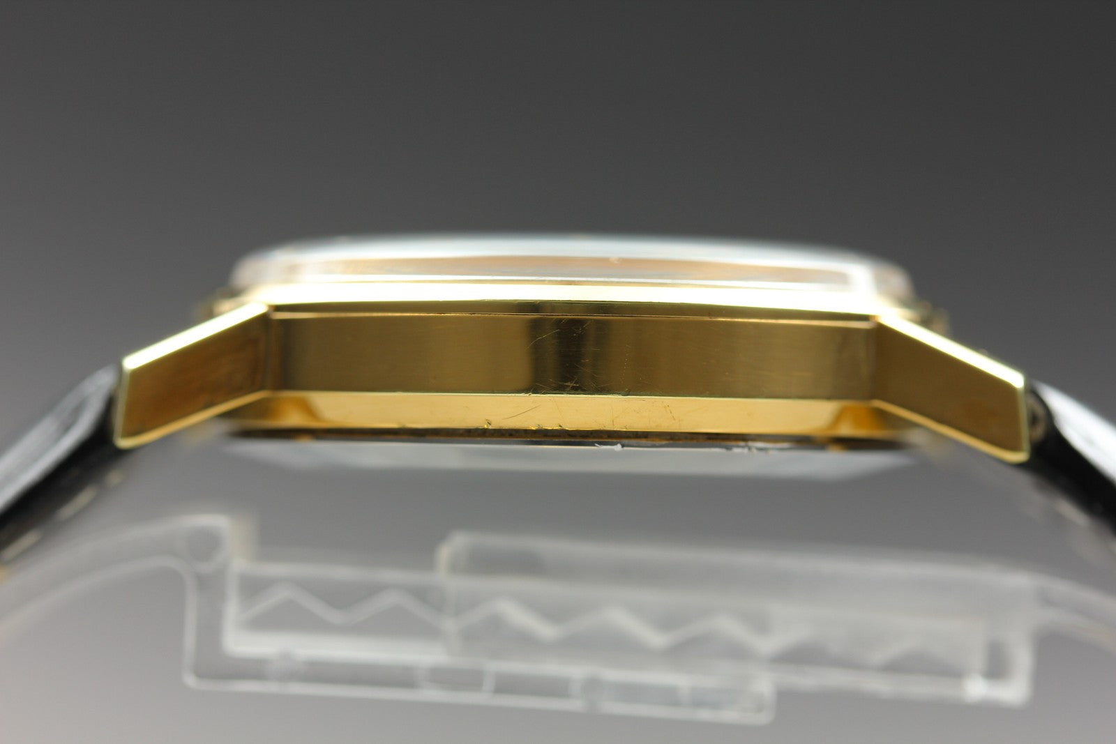 Vintage OMEGA Seamaster 166.0209 Cal.1022 Gold 34mm Day/Date AT Men's Watch