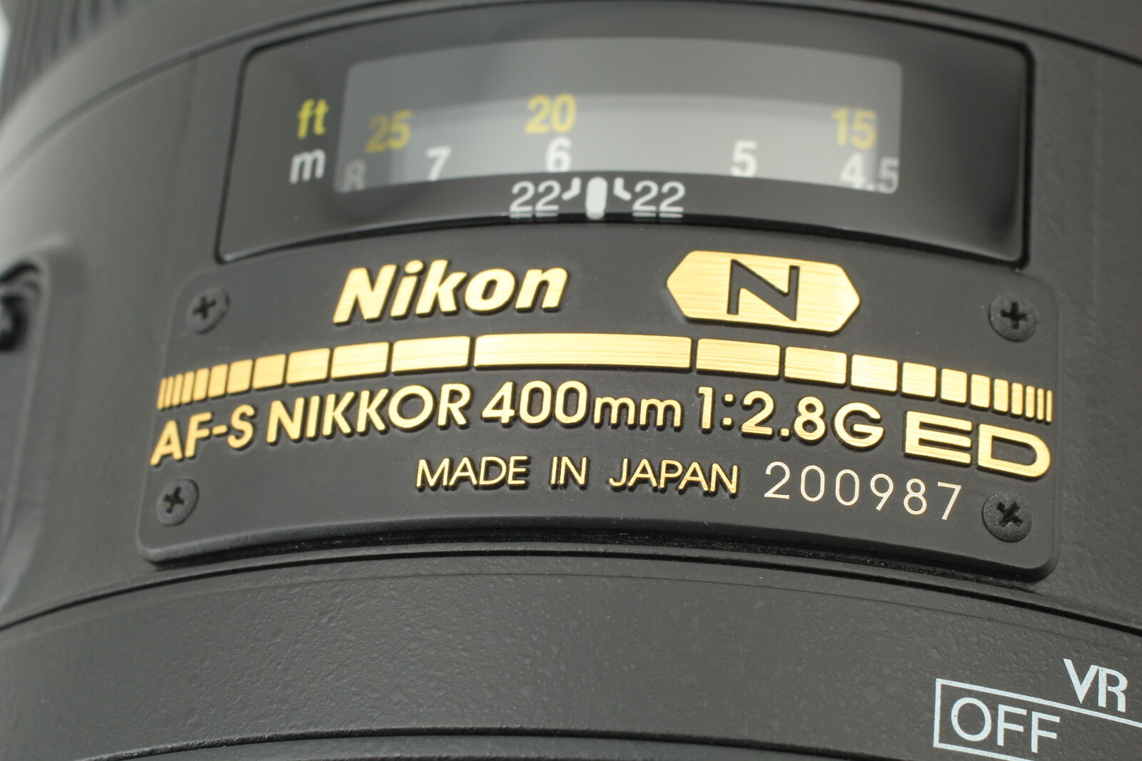 [Top MINT w/Case Strap] Nikon Nikkor AF-S 400mm f/2.8 G ED VR Lens From JAPAN