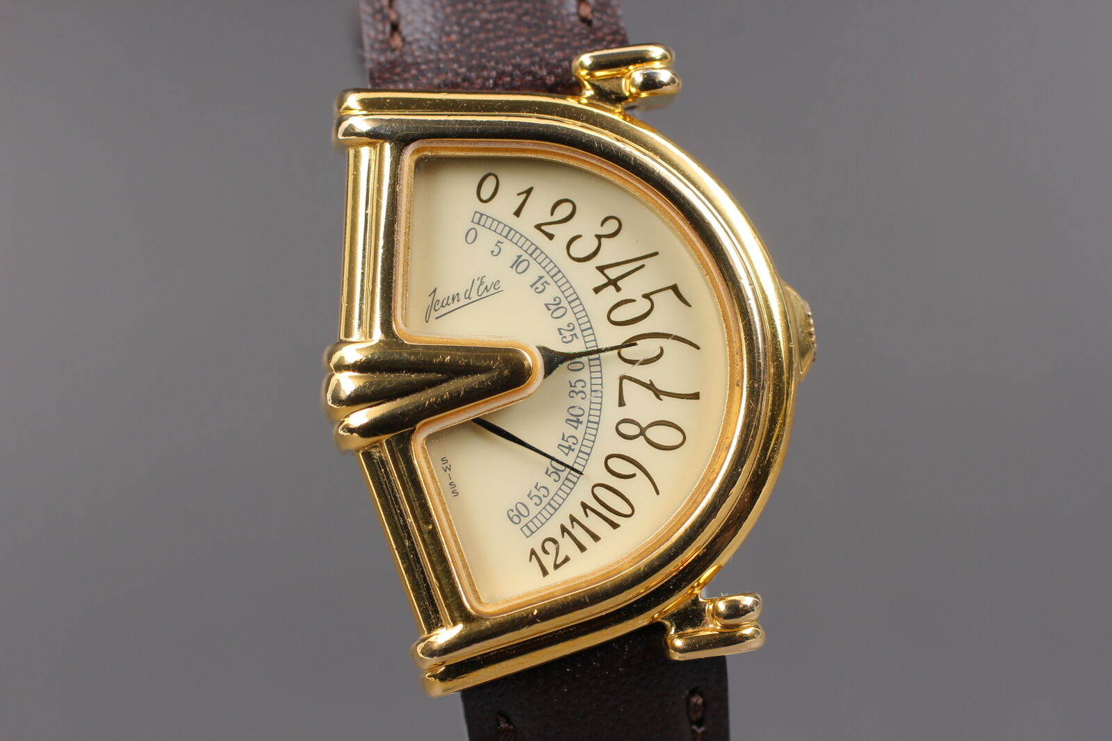 New battery [Exc+5] Jean d'eve Sectora Gold 25mm Women's Vintage Quartz Watch JP