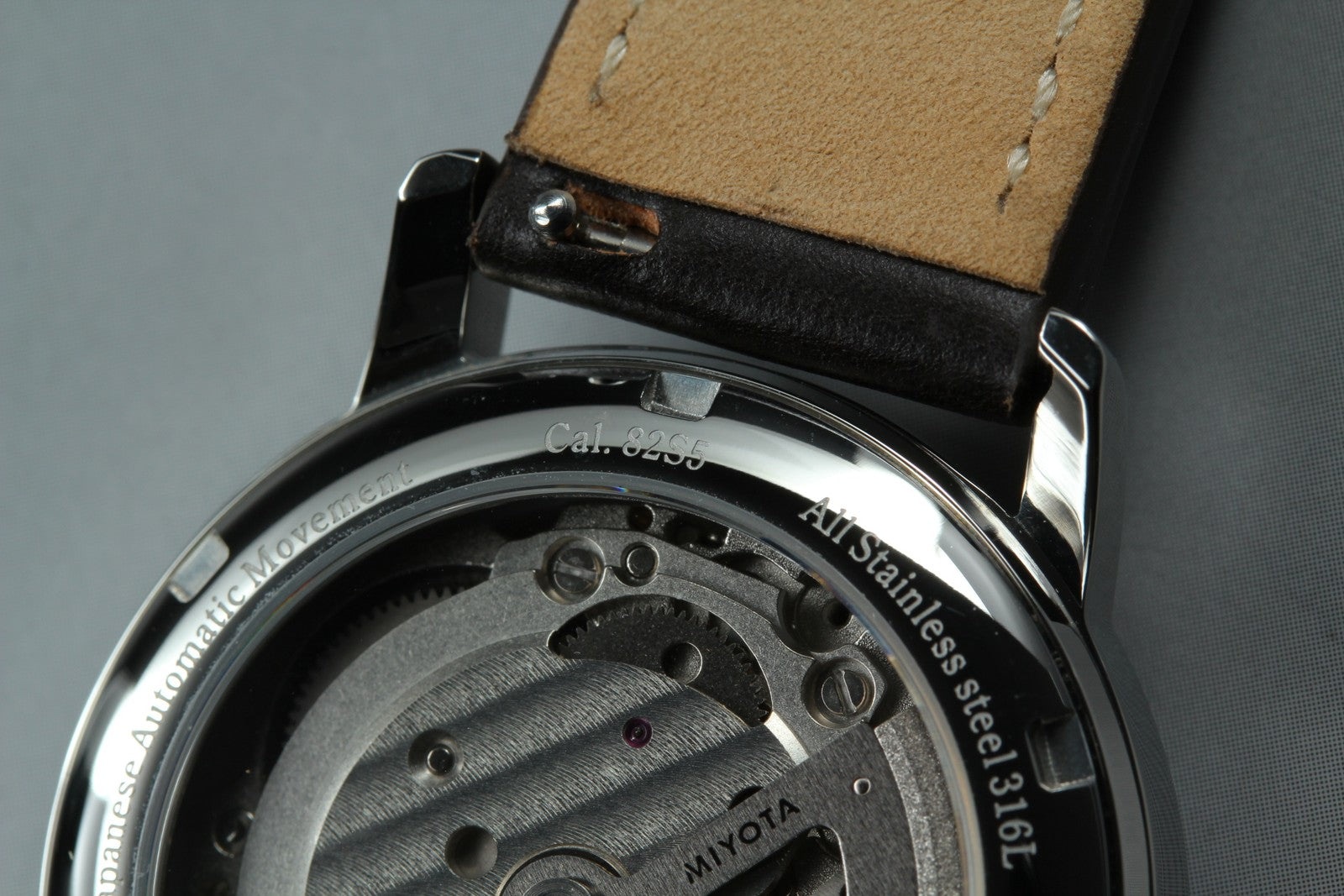 [MINT Box] KUOE KYOTO OLD SMITH 90-007﻿ Silver Brown Automatic Men's Watch JAPAN