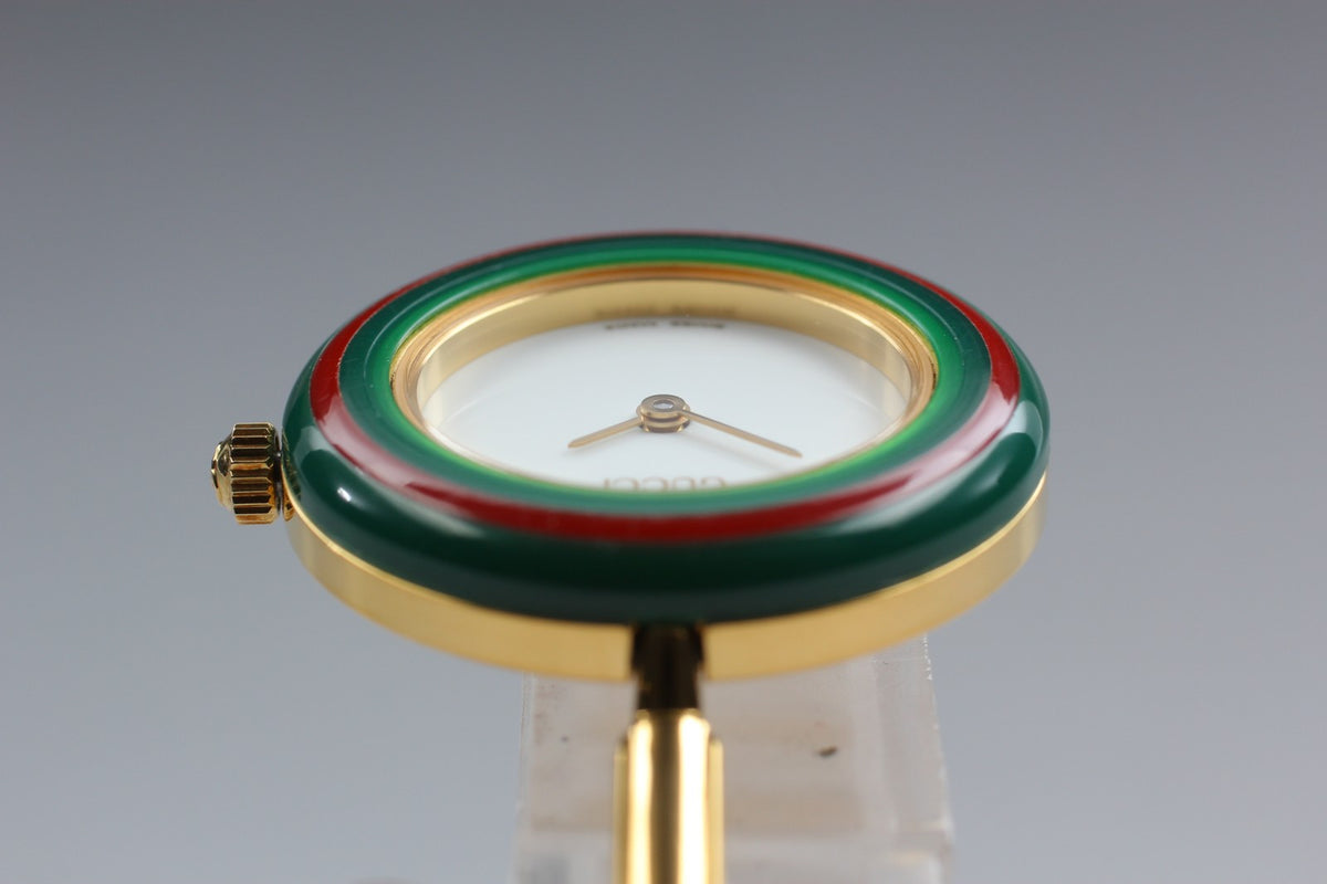 New Batt GUCCI Change Bezel 11/12.2 12Color Quartz Women's Watch 25mm JAPAN Box
