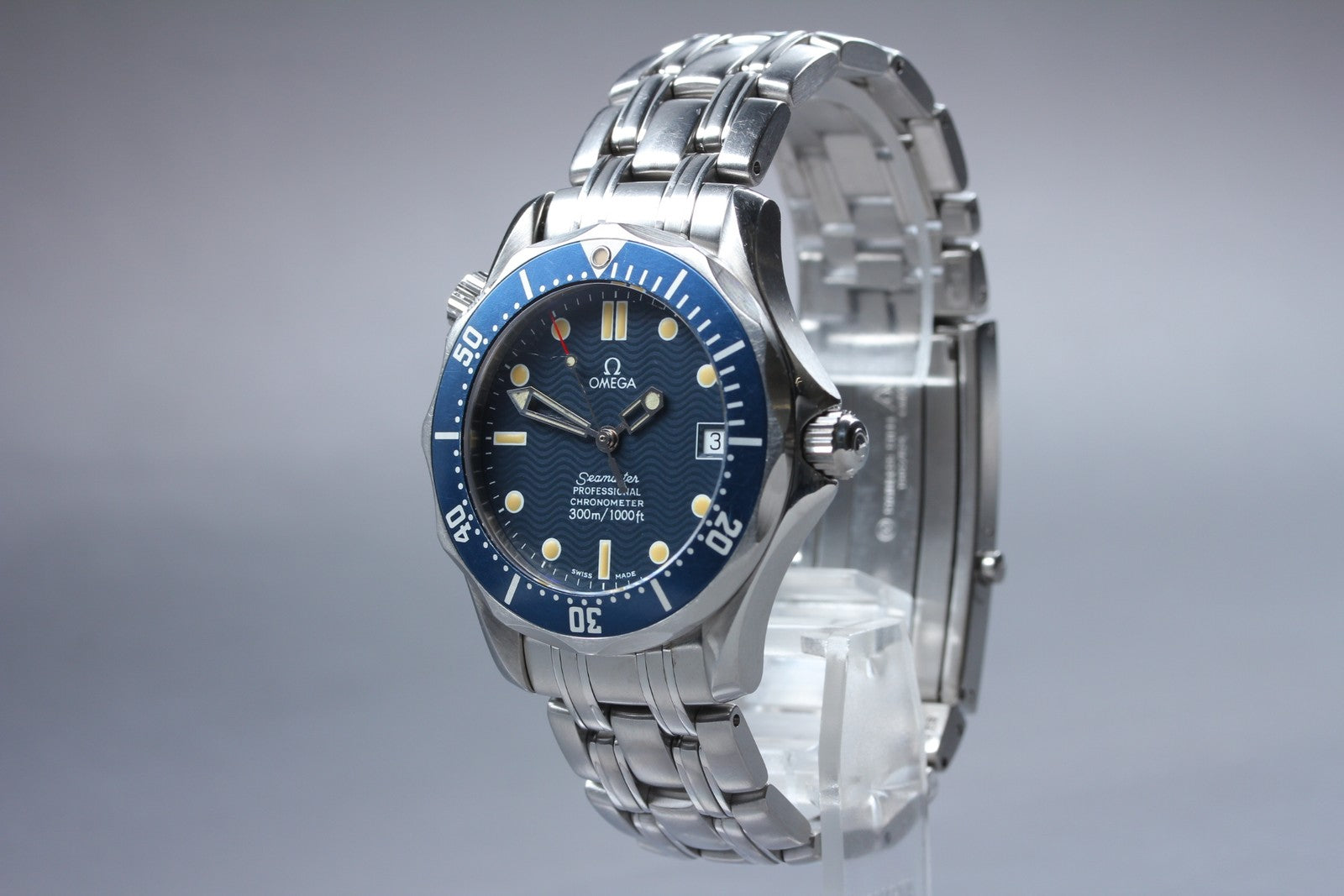 [Overhauled] OMEGA Seamaster 300M 2551.80 Cal.1109 AT Blue 36mm Unisex  Watch