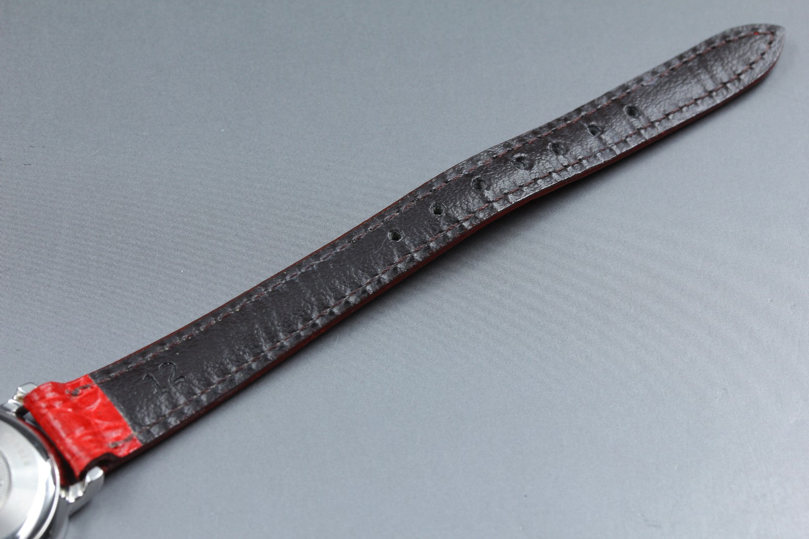 Vintage [Exc+5 Box] HERMES Sellier White Dial Red 24mm Woman's Quartz Watch