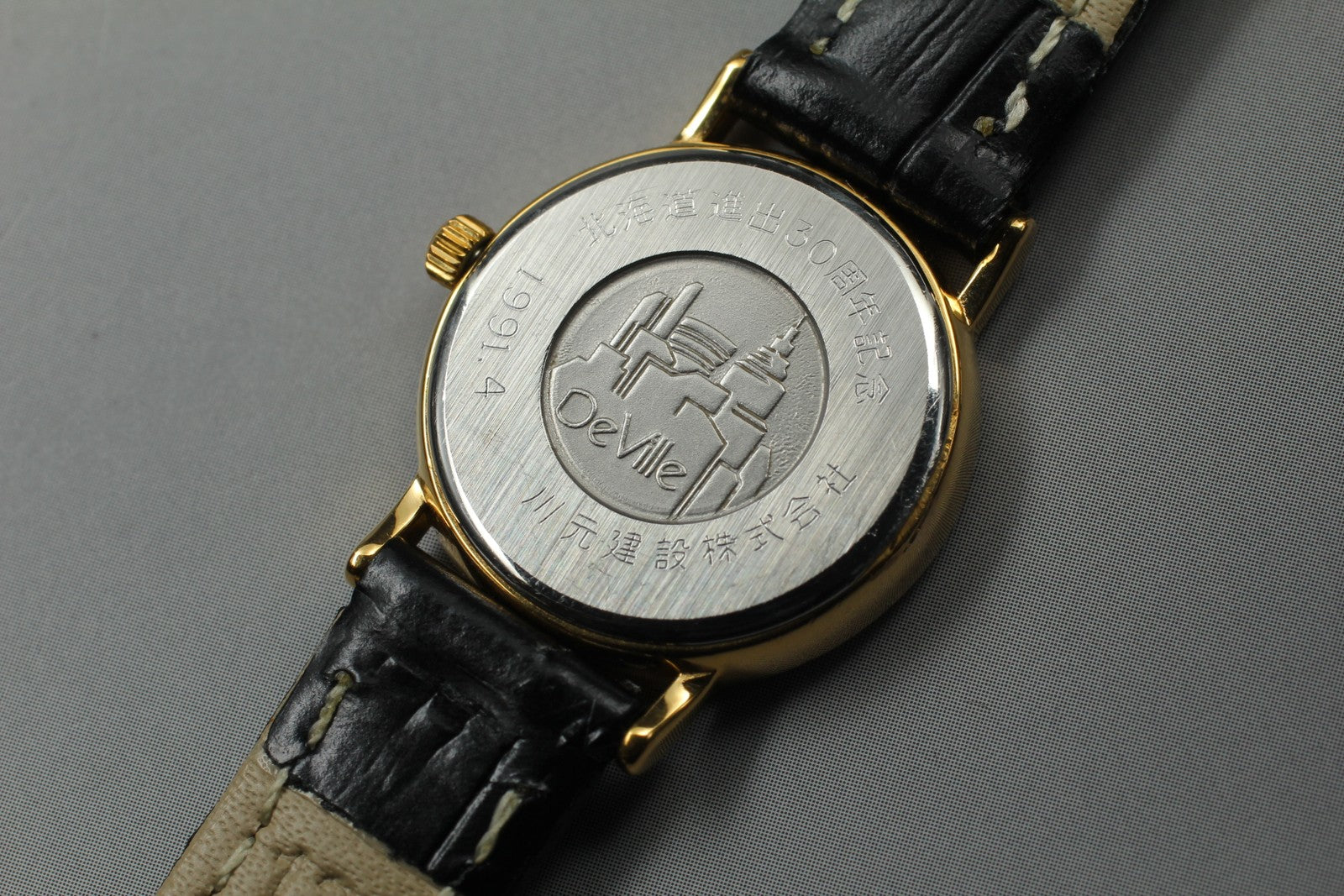 Vintage[Exc+5] OMEGA De Ville Cal.1459 595.0097.2 22mm Gold Quartz Women's Watch