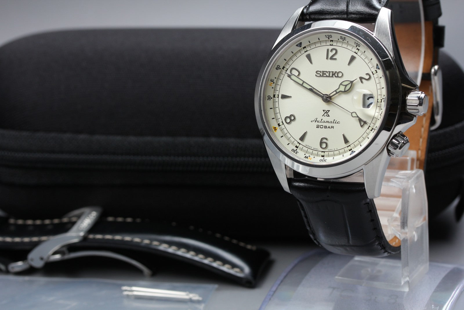 SEIKO Prospex Alpinist 6R35-00E0 SBDC089 Ivory Dial Automatic Men's Watch JAPAN