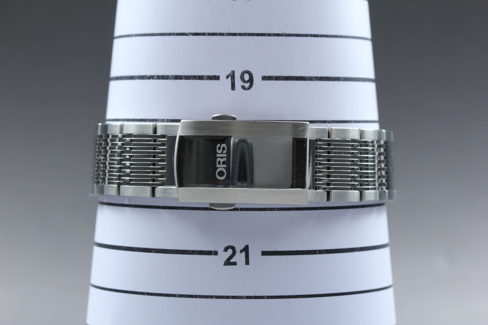 [Near MINT- Box] ORIS ChronOris Date 7737 Gray Dial 38mm Automatic Men's Watch