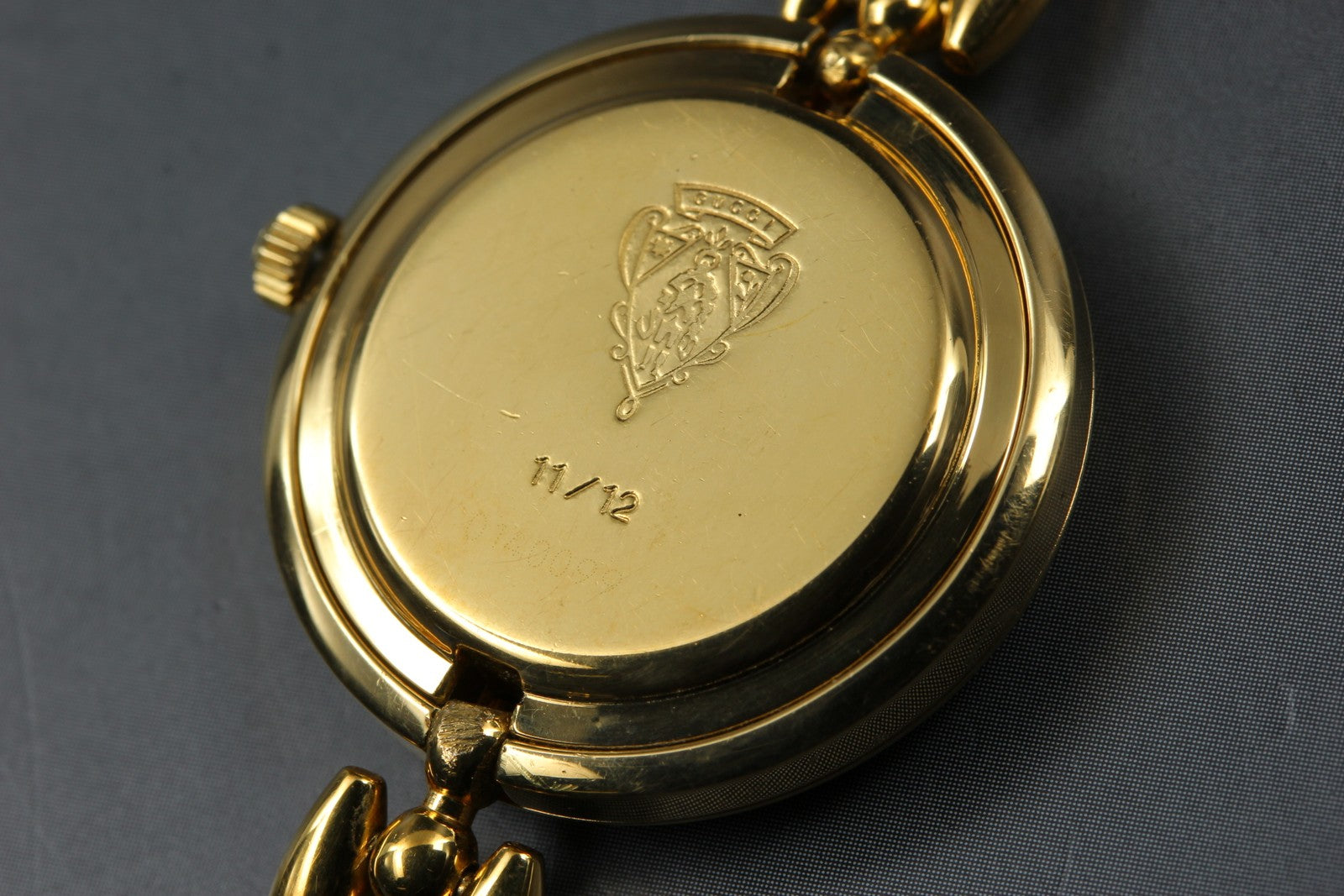 [Overhauled] Gucci Change Bezel 11/12 Gold Bezel 26mm Women's Qz Watch Vintage