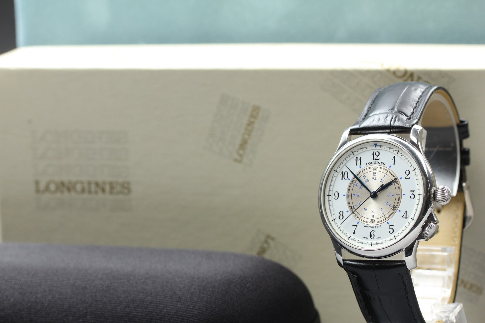 Overhauled [Exc+5 Box] Longines Navigation L2.605.4 38mm AT Men's Watch Limited