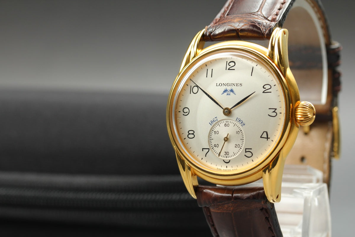 Vintage LONGINES 125th Anniversary 5254 Manual Small Seconds Men's Watch 33mm JP