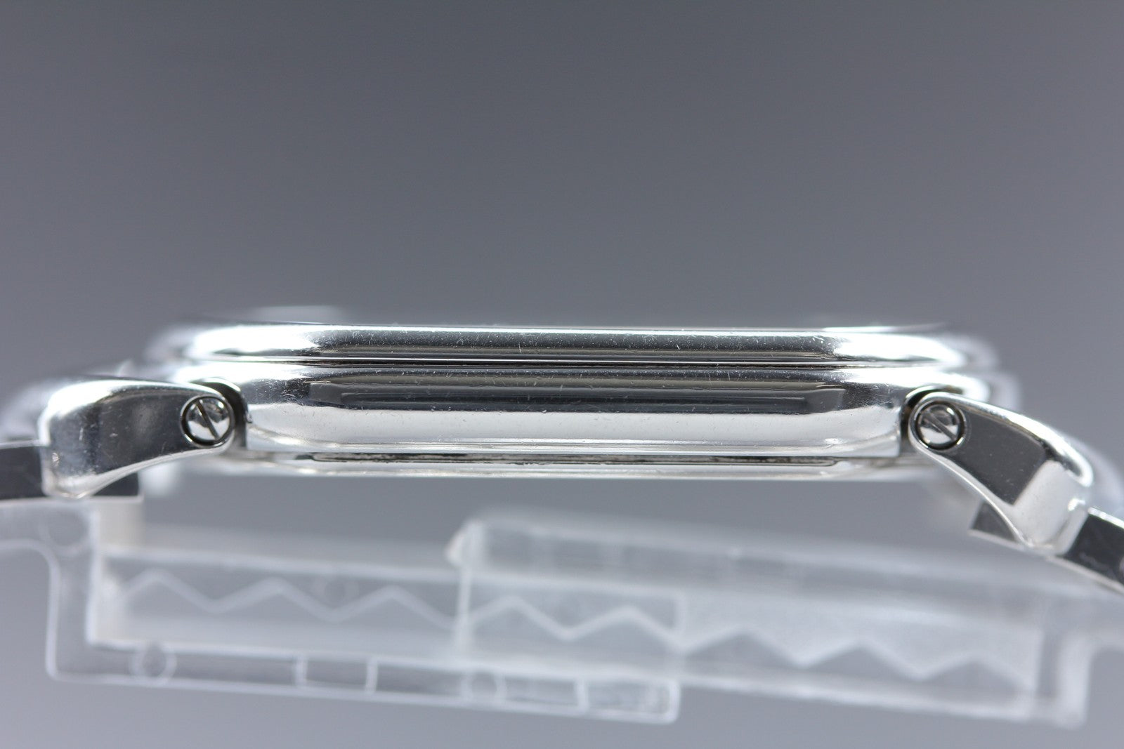 [Exc+5 Box] HERMES Rally RA1.810 White Dial Silver 31mm Quartz Men's Watch