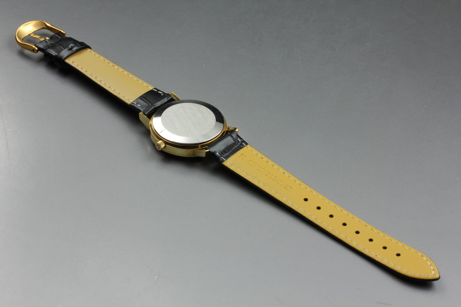 Vintage OMEGA Seamaster 166.0209 Cal.1022 Gold 34mm Day/Date AT Men's Watch