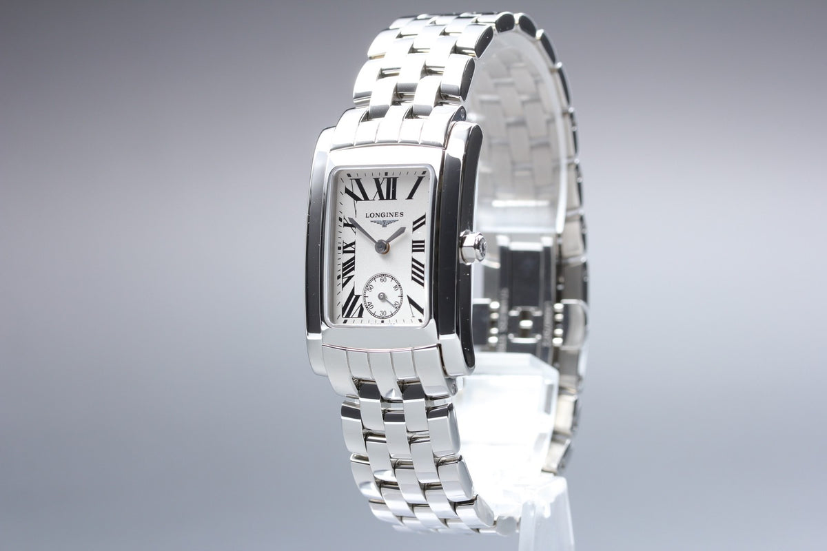 Longines L5.502.4 Dolce Vita Silver Bracelet 22mm Women's Quartz Watch [Box]