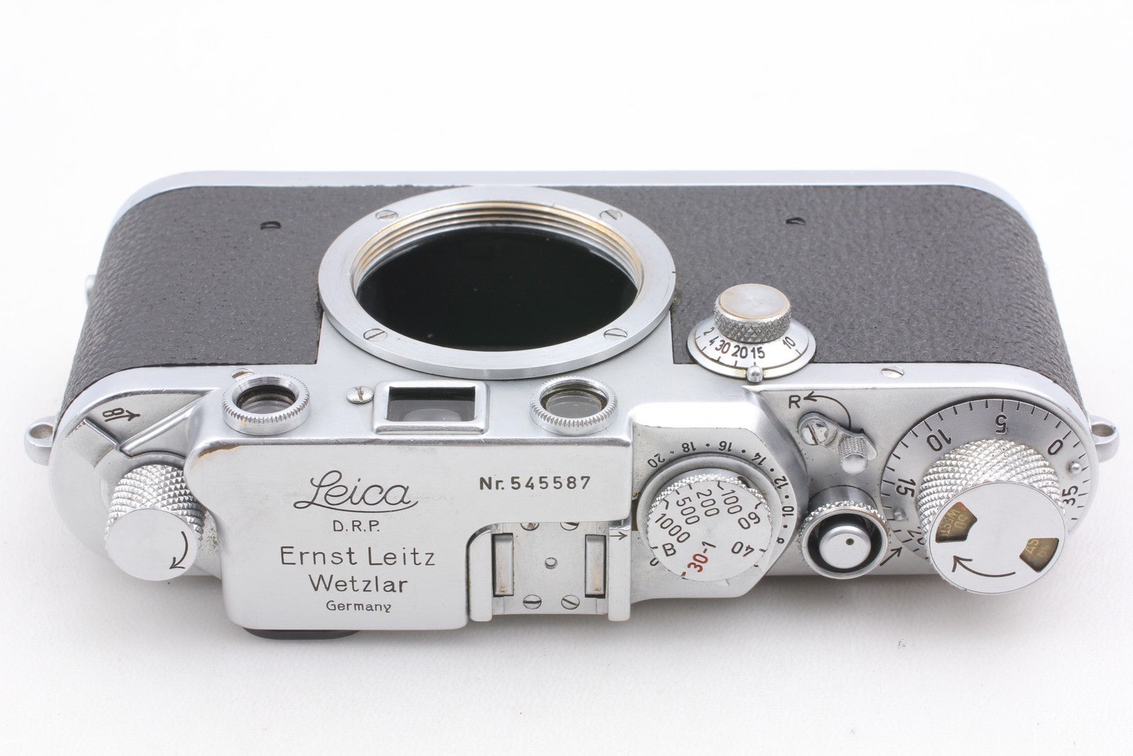[N MINT w/ Finder Case] Leica IIIf Film Camera + Elmar 5cm 50mm f3.5 Lens JAPAN