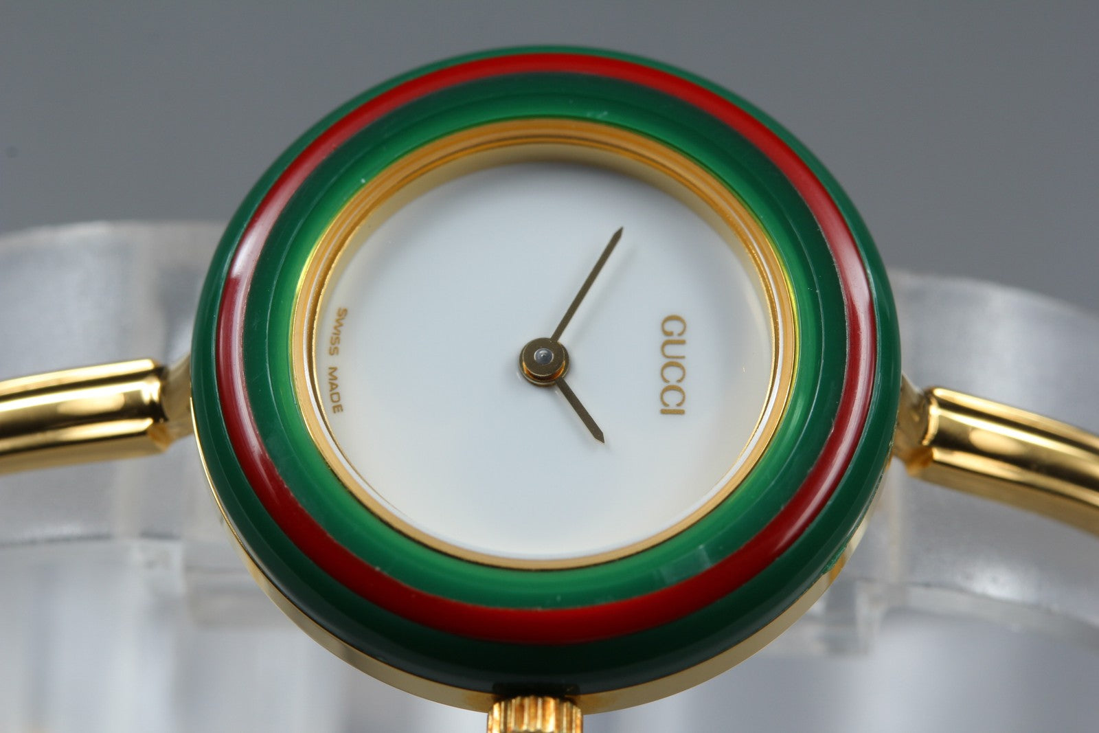 New Batt Vintage GUCCI change bezel 11/12.2 Quartz Women's Watch 25mm JAPAN Box