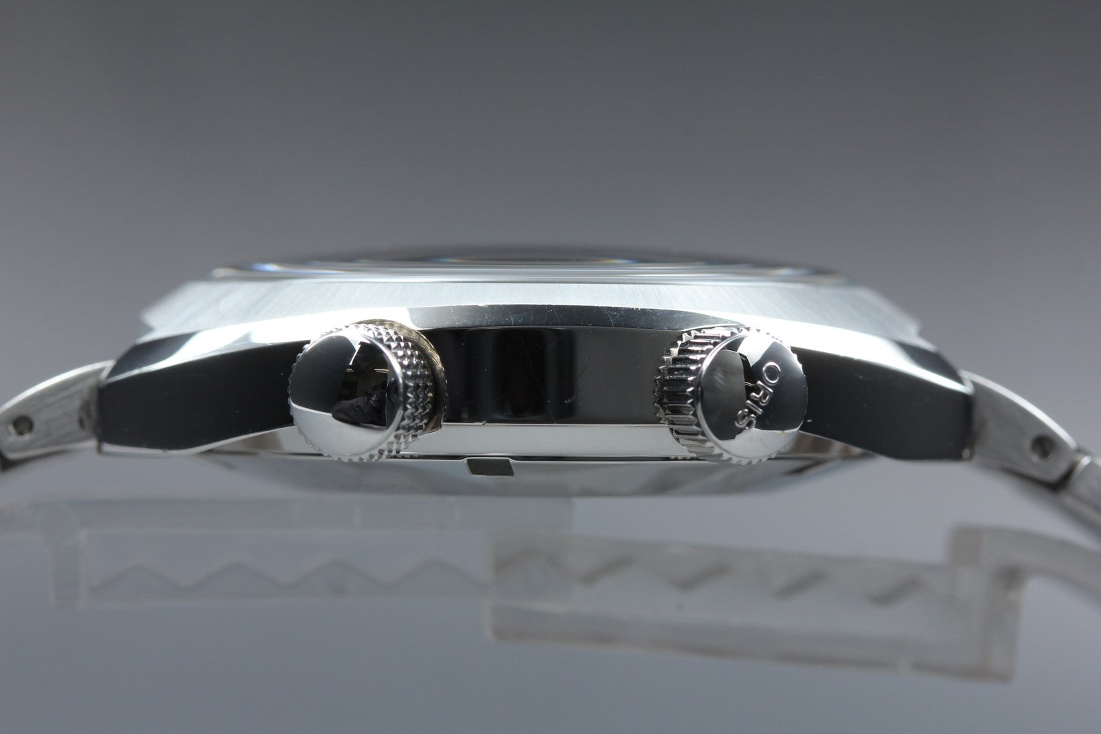 [Near MINT- Box] ORIS ChronOris Date 7737 Gray Dial 38mm Automatic Men's Watch