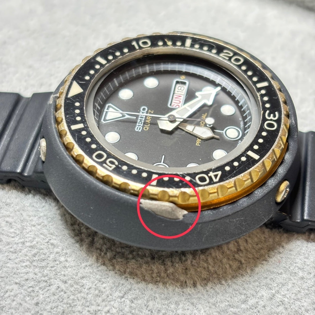 [Exc+4] SEIKO Professional Divers 7549-7000 SPYF018 600m Qz Men's Watch JAPAN