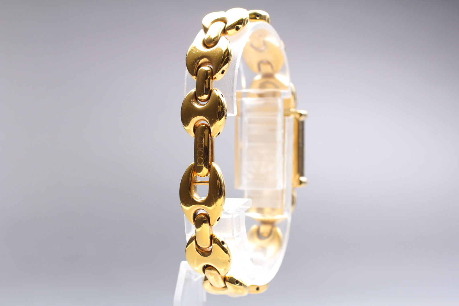 New Battery [Exc+5 Box] Gucci 1800L Gold Change Belt Women's Quartz Watch JAPAN