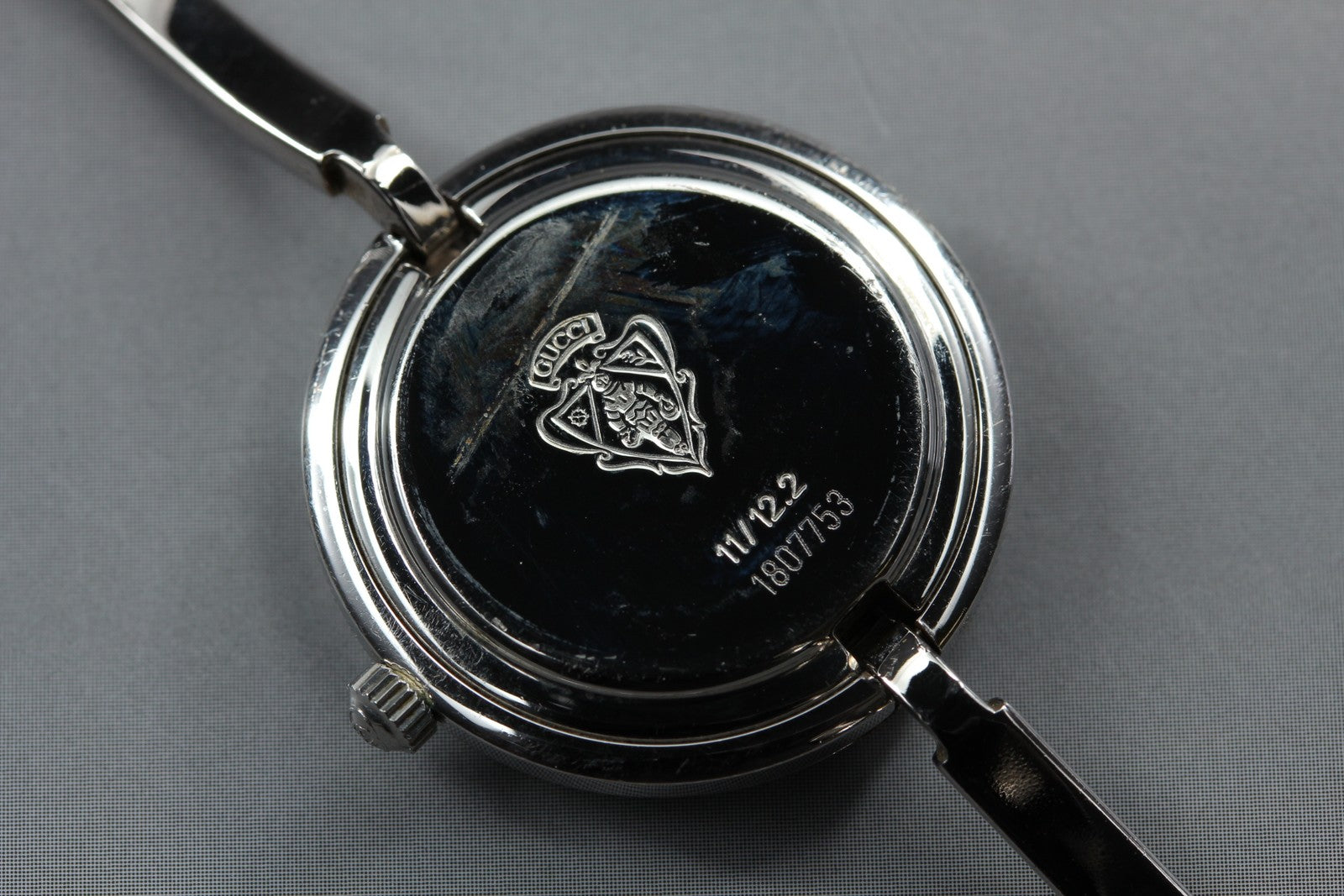 Vintage Gucci Change Bezel 11/12.2 Silver White Dial Women's Qz Watch [15.25cm]