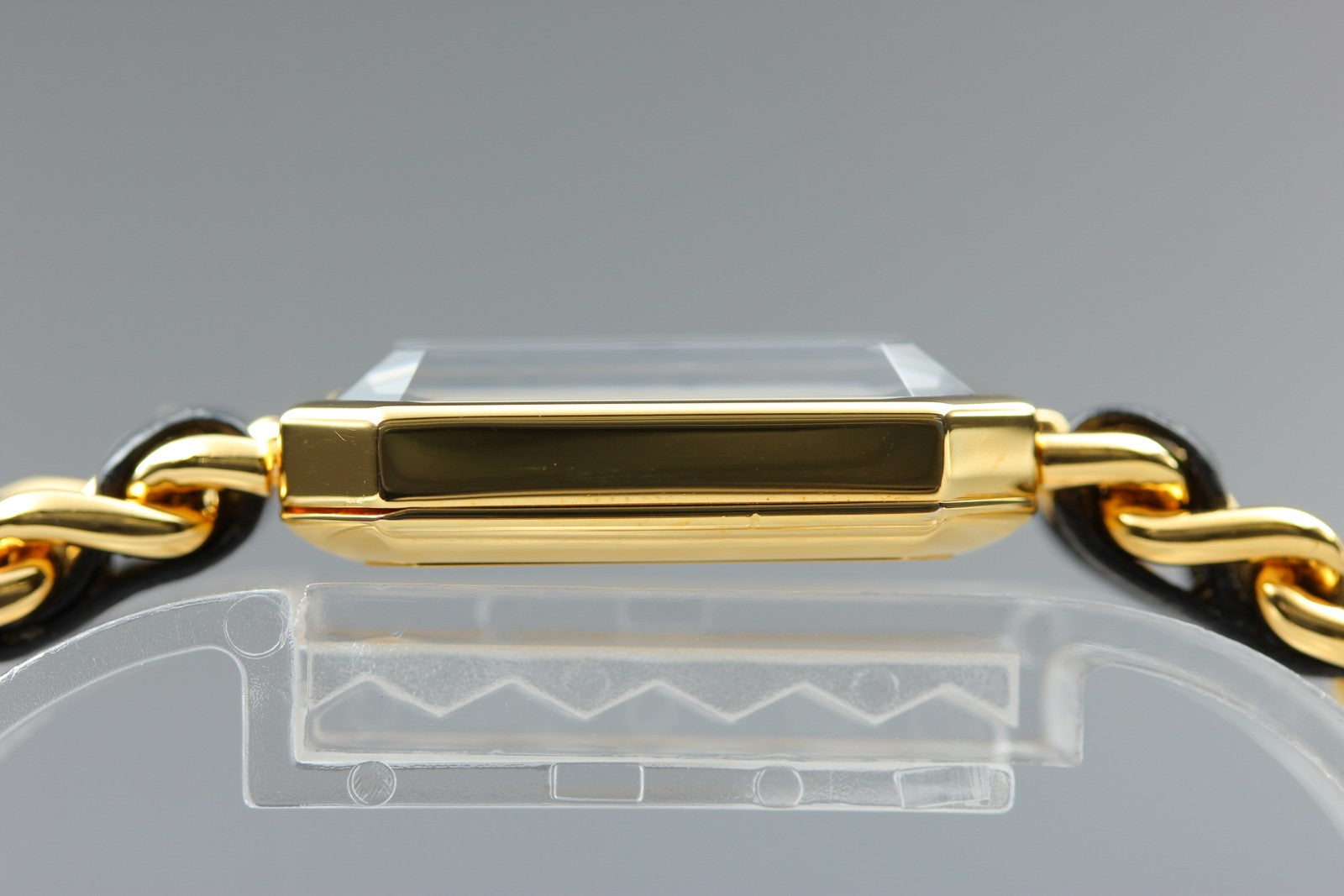 CHANEL Premiere L Size Black Dial Gold 20mm Quartz Women’s Watch [w/Box]