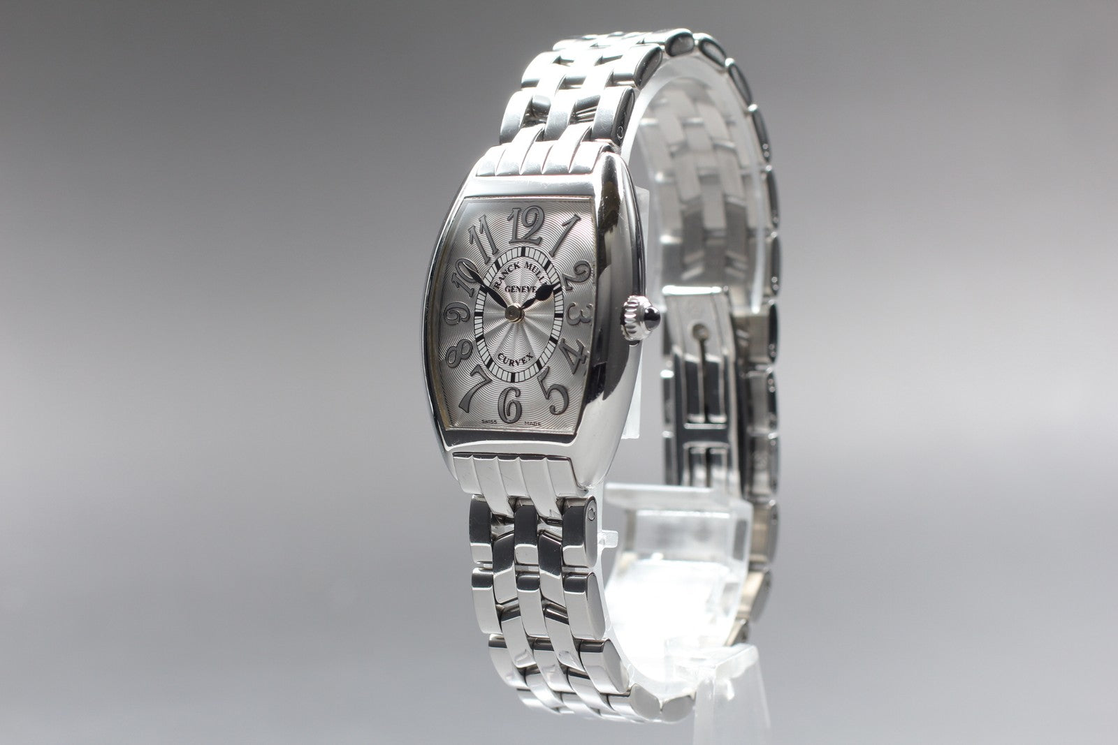 [Exc+5 Box] Franck Muller Tonneau Curvex 1752QZ Silver Women's Quartz Watch JP