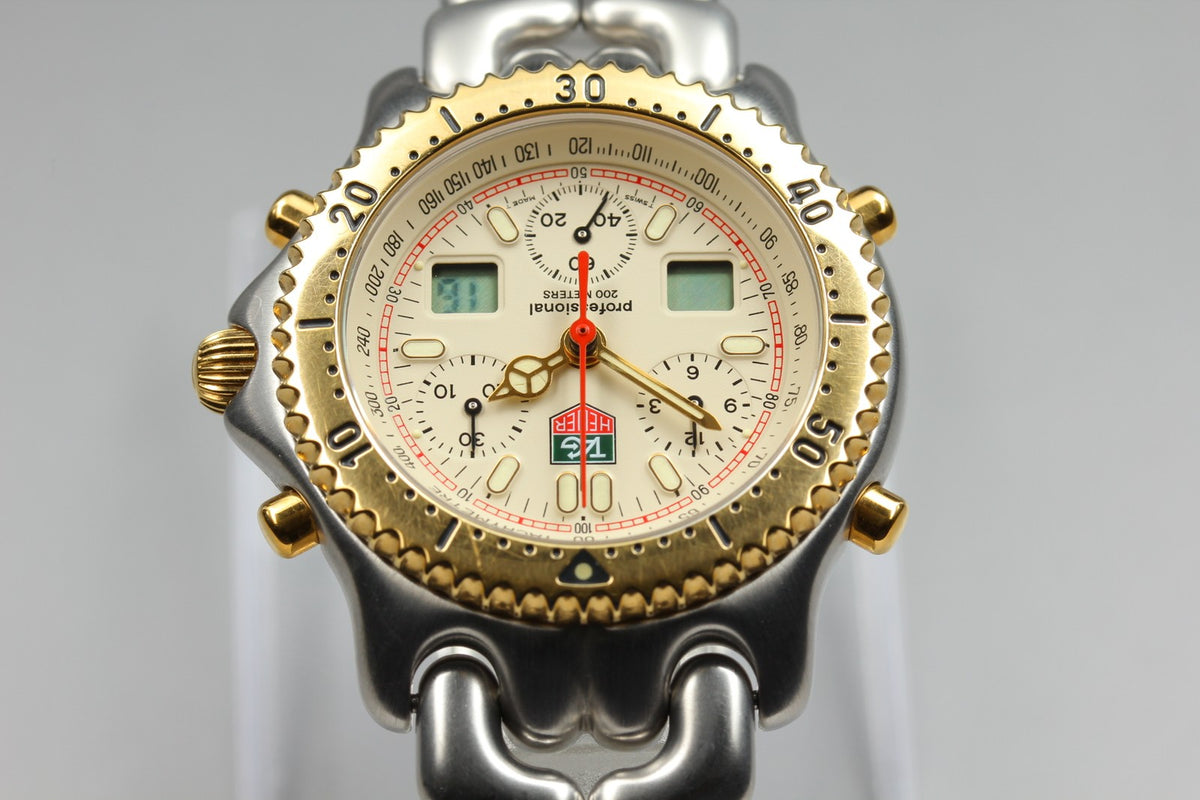 TAG Heuer SEL CG1123-0 Chronograph Ayrton Senna Quartz Men's Watch 39mm JAPAN