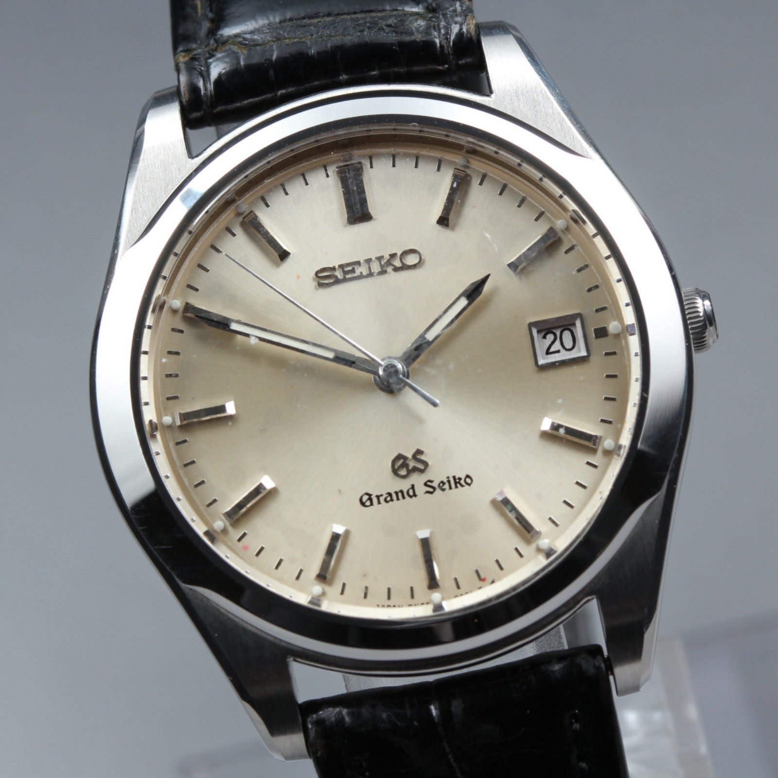 Vintage SEIKO Grand Seiko 8N65-8000 Quartz Men's Watch 36mm JAPAN Box