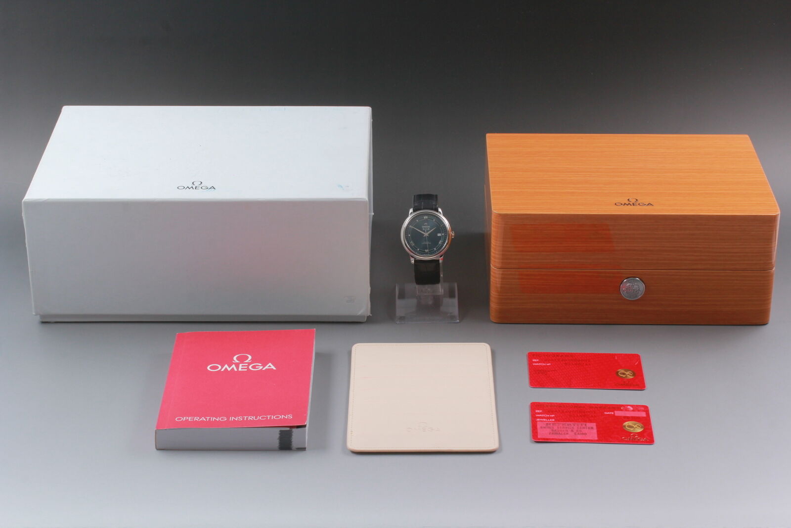 [Near MINT w/ Box] Omega De Ville Prestige 424.13.40.20.03.002 Men's Watch JAPAN
